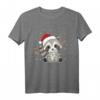 Waschbär Weihnachten mit Lichterkette - Lustiges Tiermotiv T-Shirt für Kinder und Tierliebhaber zu Weihnachten & Weihnachten in Juli
