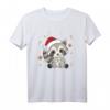 Waschbär Weihnachten mit Lichterkette - Lustiges Tiermotiv T-Shirt für Kinder und Tierliebhaber zu Weihnachten & Weihnachten in Juli