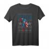 Marvel Captain America Stars Ugly Weihnachten T-Shirt - Offizielles Marvel Merchandise für Superhelden-Fans