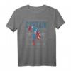 Marvel Captain America Stars Ugly Weihnachten T-Shirt - Offizielles Marvel Merchandise für Superhelden-Fans