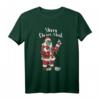 Weihnachten Design - Weihnachtsmann mit Maske T-Shirt für Weihnachtsfans und festliche Anlässe