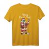 Weihnachten Design - Weihnachtsmann mit Maske T-Shirt für Weihnachtsfans und festliche Anlässe