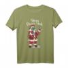 Weihnachten Design - Weihnachtsmann mit Maske T-Shirt für Weihnachtsfans und festliche Anlässe