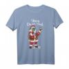 Weihnachten Design - Weihnachtsmann mit Maske T-Shirt für Weihnachtsfans und festliche Anlässe
