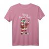 Weihnachten Design - Weihnachtsmann mit Maske T-Shirt für Weihnachtsfans und festliche Anlässe