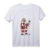 Weihnachten Design - Weihnachtsmann mit Maske T-Shirt für Weihnachtsfans und festliche Anlässe