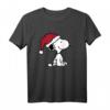 HapDeer Snoopy Weihnachtsmütze Langarmshirt - Official Lizenz für Feierlichkeiten & Geschenke