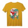 Weihnachts Shirt für Kinder mit Dinosaurier und Weihnachtsmann – T-Rex T-Shirt für Jungs und Mädchen, perfektes Geschenk für Dino- und Weihnachtsliebhaber