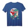 Weihnachts Shirt für Kinder mit Dinosaurier und Weihnachtsmann – T-Rex T-Shirt für Jungs und Mädchen, perfektes Geschenk für Dino- und Weihnachtsliebhaber