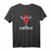Xmas Wein Weinglas Winedeer Rentier Weihnachts T-Shirt – Perfektes Weihnachtsgeschenk für Damen, Mama & Freundin