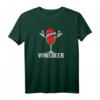 Xmas Wein Weinglas Winedeer Rentier Weihnachts T-Shirt – Perfektes Weihnachtsgeschenk für Damen, Mama & Freundin