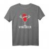 Xmas Wein Weinglas Winedeer Rentier Weihnachts T-Shirt – Perfektes Weihnachtsgeschenk für Damen, Mama & Freundin