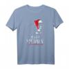 Santa Rauhaardackel Merry Christmas Hunde T-Shirt – Lustiges Weihnachtsgeschenk für Hundeliebhaber & Rauhaardackel Fans