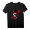 Totenkopf Print Motiv Bart Weihnachts Geschenkidee Nikolaus T-Shirt - Originelles Design für Weihnachten, Nikolaus & Silvester