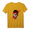 Totenkopf Print Motiv Bart Weihnachts Geschenkidee Nikolaus T-Shirt - Originelles Design für Weihnachten, Nikolaus & Silvester