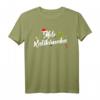 Mele Kalikimaka Hawaiianisches Weihnachten T-Shirt – Klassisch geschnitten, doppelt genähter Saum für festliche Feiertage