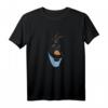 HapDeer Frozen Olaf Big Face Cartoon T-Shirt – Offiziell lizenziertes Disney Fanartikel für Geburtstag & Olaf Liebhaber