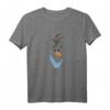 HapDeer Frozen Olaf Big Face Cartoon T-Shirt – Offiziell lizenziertes Disney Fanartikel für Geburtstag & Olaf Liebhaber
