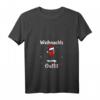 Lustiges Weihnachts T-Shirt für Damen mit Weinmotiv - Perfektes Outfit für Weihnachtsfeiern & entspannte Feiertage