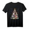 Australian Shepherd Weihnachtsbaum T-Shirt für Hundeliebhaber – Lustiges Weihnachtsgeschenk für Sheltie-Fans und Australian Shepherd Besitzer