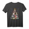 Australian Shepherd Weihnachtsbaum T-Shirt für Hundeliebhaber – Lustiges Weihnachtsgeschenk für Sheltie-Fans und Australian Shepherd Besitzer