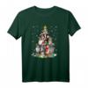 Australian Shepherd Weihnachtsbaum T-Shirt für Hundeliebhaber – Lustiges Weihnachtsgeschenk für Sheltie-Fans und Australian Shepherd Besitzer