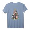 Australian Shepherd Weihnachtsbaum T-Shirt für Hundeliebhaber – Lustiges Weihnachtsgeschenk für Sheltie-Fans und Australian Shepherd Besitzer