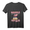 Damen Flamingo Party JGA T-Shirt mit Spruch - Saufen egal was passiert, Pegel halten, perfekt für Frauen bei Junggesellinnenabschied & Partys