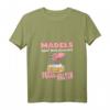 Damen Flamingo Party JGA T-Shirt mit Spruch - Saufen egal was passiert, Pegel halten, perfekt für Frauen bei Junggesellinnenabschied & Partys