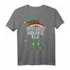 Mittlerer Bruder Elf Weihnachts T-Shirt - Lustiges Familienoutfit & Geschenkidee für Weihnachten für Damen, Herren, Kinder & Freunde