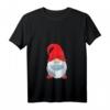 Damen Weihnachtsmann mit Mundschutz Wichtel Weihnachten Geschenk T-Shirt mit V-Ausschnitt – Lustiges Festtagsoutfit & Geschenkidee