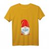 Damen Weihnachtsmann mit Mundschutz Wichtel Weihnachten Geschenk T-Shirt mit V-Ausschnitt – Lustiges Festtagsoutfit & Geschenkidee