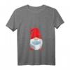 Damen Weihnachtsmann mit Mundschutz Wichtel Weihnachten Geschenk T-Shirt mit V-Ausschnitt – Lustiges Festtagsoutfit & Geschenkidee