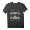 Frohe Arschnachten Weinlöcher Lustiges Weihnachts Langarmshirt – Originelles Ugly Christmas Geschenk für Damen und Herren