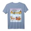 HapDeer - Weihnachten auf dem Martinshof T-Shirt für Tierliebhaber & Pferdefans als Geschenk
