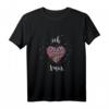 Ich liebe X-mas & Weihnachten T-Shirt - Festliches Herz Design, Perfektes Geschenk für Frauen, Klassisch geschnitten, Doppelt genähter Saum