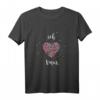 Ich liebe X-mas & Weihnachten T-Shirt - Festliches Herz Design, Perfektes Geschenk für Frauen, Klassisch geschnitten, Doppelt genähter Saum