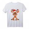 Merry Christmas Rentier Weihnachten T-Shirt - Lustiges Festtagsoutfit für Männer, Frauen & Kinder mit Rentier und Santa-Mütze