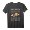Lustiges Glühwein & Bier Weihnachtsgeschenk T-Shirt - Perfekt für Weihnachtsfeier, Weihnachtsmarkt & Heiligabend