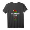 Schnaps Elfe Partnerlook Familien Outfit Weihnachts T-Shirt – Lustiges festliches Kostüm für Weihnachten, Wichteln & Heiligabend