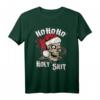 Weihnachten Geschenk - Totenkopf Schädel Rocker T-Shirt mit Weihnachtsmannmütze und lustigem Xmas Spruch für Männer und Frauen