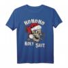 Weihnachten Geschenk - Totenkopf Schädel Rocker T-Shirt mit Weihnachtsmannmütze und lustigem Xmas Spruch für Männer und Frauen