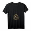 Goldenes Frohe Weihnachten T-Shirt mit V-Ausschnitt – Festliche Kleidung für Frauen, Mädchen & Familien auf Weihnachtsfeiern