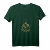 Goldenes Frohe Weihnachten T-Shirt mit V-Ausschnitt – Festliche Kleidung für Frauen, Mädchen & Familien auf Weihnachtsfeiern