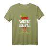 Wein Elfe Weihnachtself Weihnachten T-Shirt - Lustiges Partner- & Familienmotiv für Wein- und Elf-Fans in der Weihnachtszeit