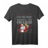 Hässliches Weihnachtsoutfit Ugly Christmas Bier T-Shirt - Lustiges Partnerlook für Weihnachten, Opa, Papa, Bruder & mehr