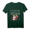 Hässliches Weihnachtsoutfit Ugly Christmas Bier T-Shirt - Lustiges Partnerlook für Weihnachten, Opa, Papa, Bruder & mehr
