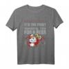Hässliches Weihnachtsoutfit Ugly Christmas Bier T-Shirt - Lustiges Partnerlook für Weihnachten, Opa, Papa, Bruder & mehr