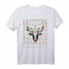 Lustiges Ugly Christmas Kuh T-Shirt für Bauern und Landwirte – Perfektes Weihnachtsgeschenk mit Kühen, Traktoren und Rentieren