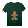 Damen Lustiges Lebkuchenmännchen Lebkuchen T-Shirt mit V-Ausschnitt – Perfekt für Weihnachtszeit & Plätzchenbäcker